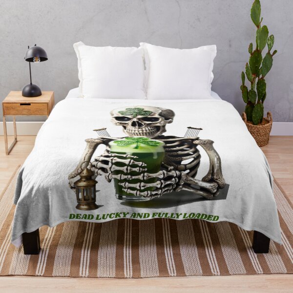 Item preview, Eternal Stout Skeleton Graphic Tee | Mischievous Death Positivity Irish Drinking Shirt | St. Patrick's Day Premium Skeleton Apparel designed and sold by YMLux.
