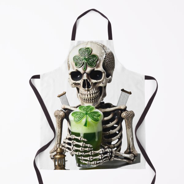 Item preview, Eternal Stout Skeleton Graphic Tee | Mischievous Death Positivity Irish Drinking Shirt | St. Patrick's Day Premium Skeleton Apparel designed and sold by YMLux.