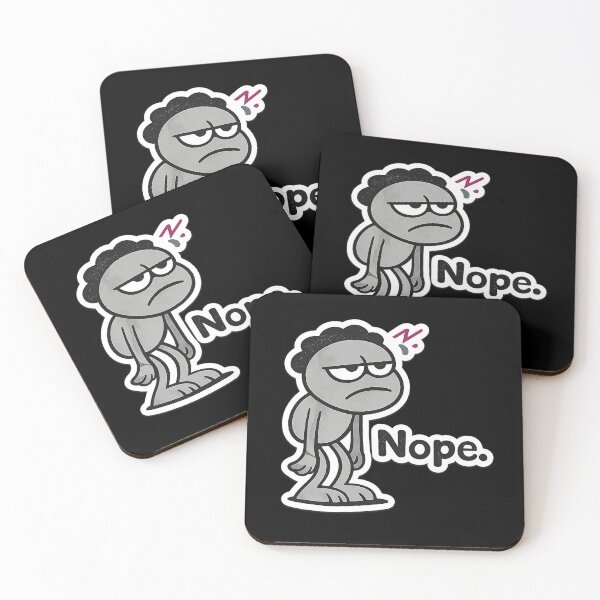 Item preview, Nope – Deadpan Mood Sticker designed and sold by lnewlfuk.