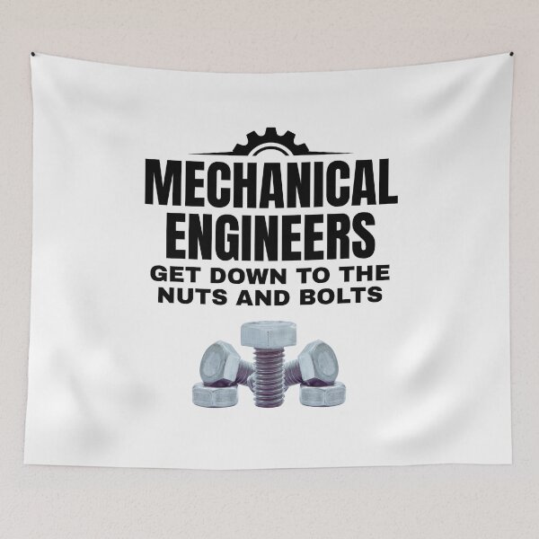 Item preview, Mechanical Engineers Get Down to the Nuts and Bolts. designed and sold by MPC-Mince-Pies.