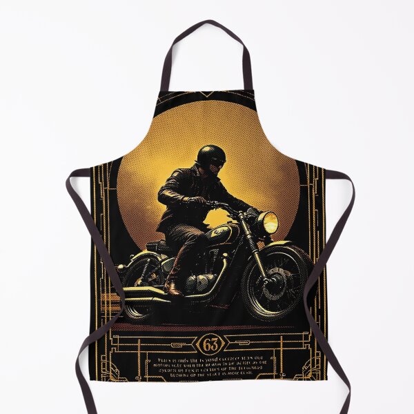 Item preview, Biker 63 Art Deco, for black fabrics designed and sold by SteadyRolling.