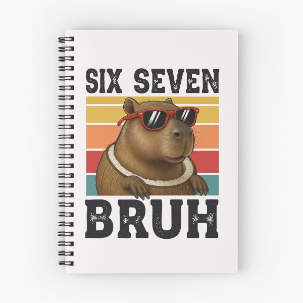 Item preview, Funny Six Seven Bruh Capybara Meme Graphic Gifts For Boys Kids designed and sold by ArmyAbodo.
