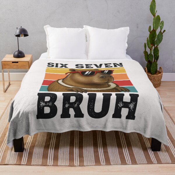 Item preview, Funny Six Seven Bruh Capybara Meme Graphic Gifts For Boys Kids designed and sold by ArmyAbodo.