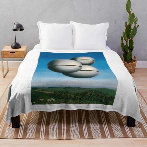 Item preview, The Voice of Space (La Voix des airs) (1931) – René Magritte | Surreal Floating Bells Sky Painting designed and sold by Art Outlaws.