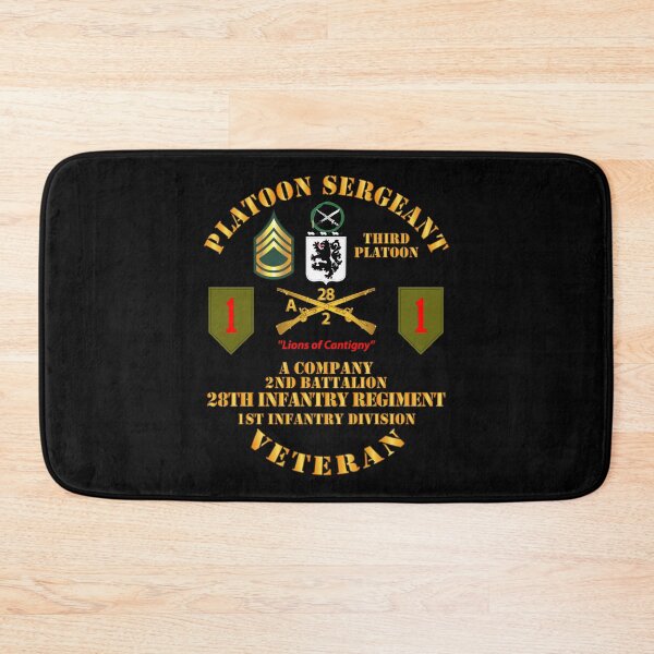 Item preview, Army - Third Plt - Plt Sgt - A Co - 2nd Bn - 3rd Bde - 1st ID - 28th Infantry designed and sold by Military Insignia Products.