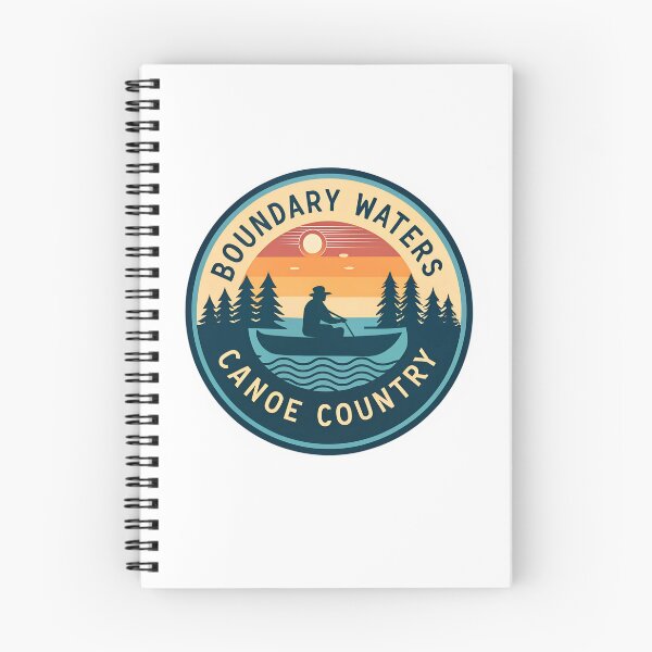 Item preview, Boundary Waters Canoe Badge – Sunrise BWCA Canoe Country Outdoor Art designed and sold by VividOrganica.