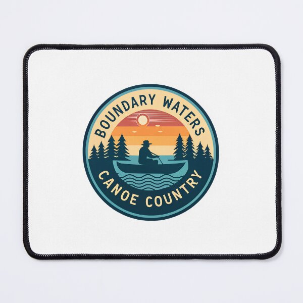 Item preview, Boundary Waters Canoe Badge – Sunrise BWCA Canoe Country Outdoor Art designed and sold by VividOrganica.