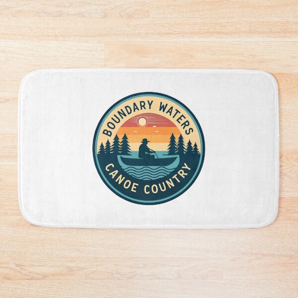 Item preview, Boundary Waters Canoe Badge – Sunrise BWCA Canoe Country Outdoor Art designed and sold by VividOrganica.
