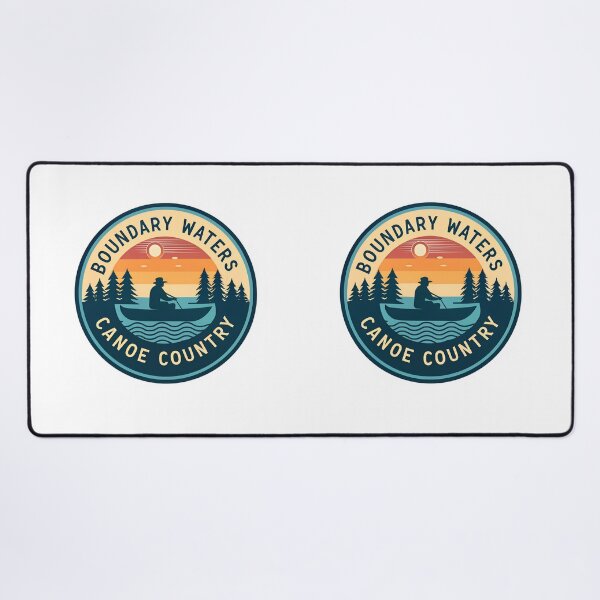 Item preview, Boundary Waters Canoe Badge – Sunrise BWCA Canoe Country Outdoor Art designed and sold by VividOrganica.