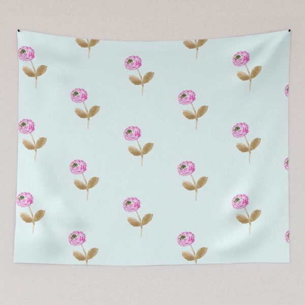Item preview, Watercolor Ranunculus - Hand Painted Classic Floral designed and sold by aneladesigns.