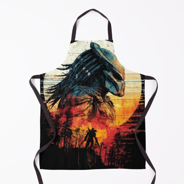 Item preview, Predator Yautja Hunter Alien Trophy Mask Mandibles Dreadlocks Plasma Caster Cloaking Device Jungle Hunter Sci-Fi Horror Fan Art Illustration Poster T-Shirt Sticker Print Gift designed and sold by Senpaiwaves.