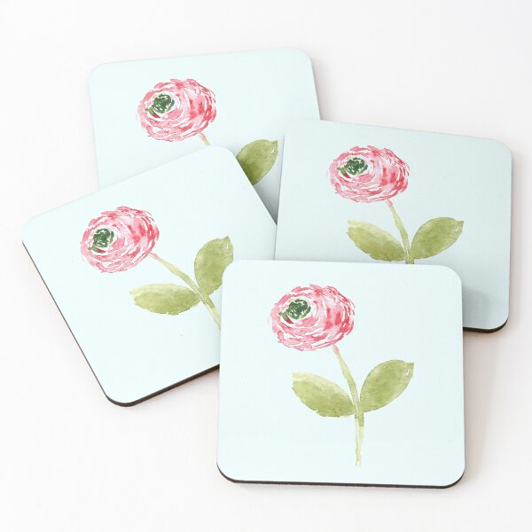 Item preview,  Watercolor Ranunculus - Hand Painted Classic Floral designed and sold by aneladesigns.
