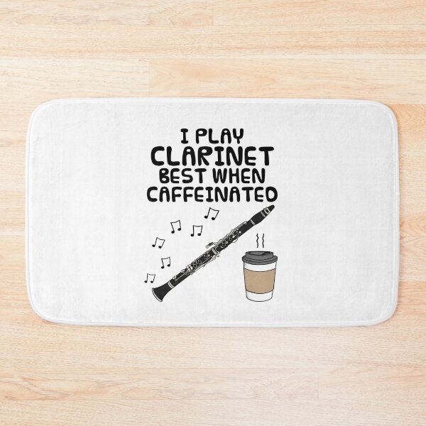 Item preview, I Play Clarinet Best When Caffeinated, Clarinetist Coffee Funny designed and sold by doodlerob.