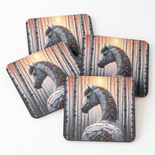 Item preview, Birchbark Horse, Ai Generated Art  designed and sold by ACC .