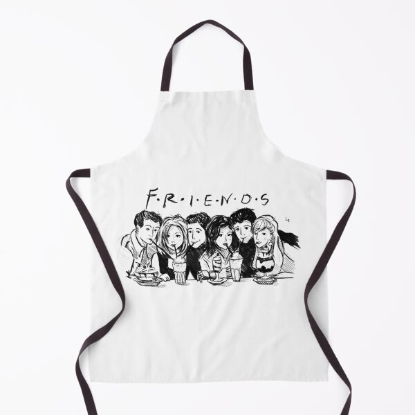 Item preview, Friends Cast Milkshake Sketch Group Art designed and sold by EllsLittleStore.