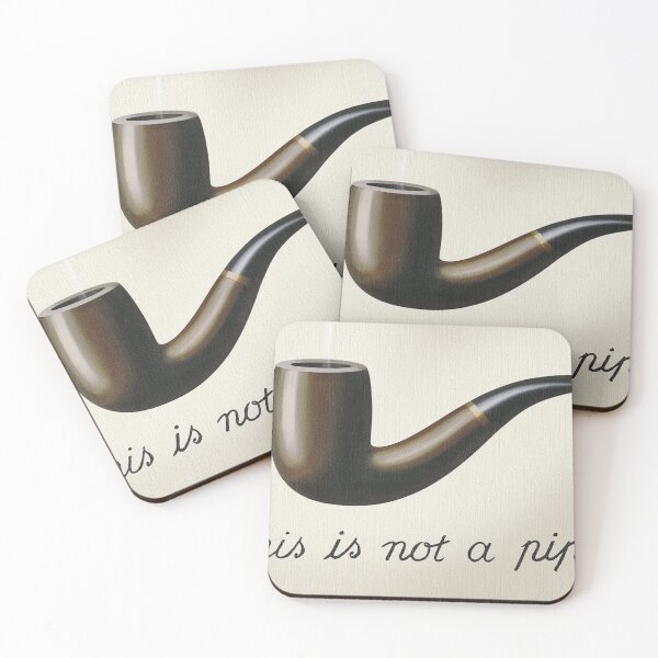 Item preview, The Treachery of Images (1929) – René Magritte | Ceci n’est pas une pipe Surrealist Painting designed and sold by Art Outlaws.
