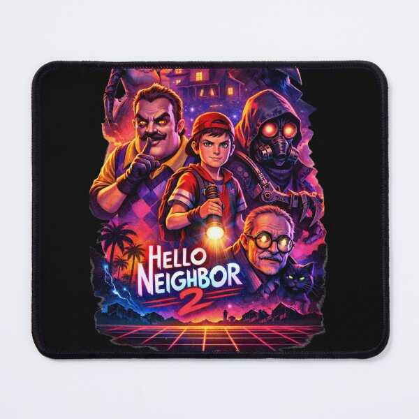 Item preview, Hello Neighbor – Dark Cartoon Fan Art Illustration designed and sold by Ynteen.