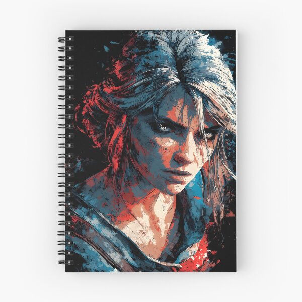 Item preview, Ciri Witcher Fan Art - Ashen-Haired Sorceress Warrior Adventure Graphic Tee Design designed and sold by Senpaiwaves.