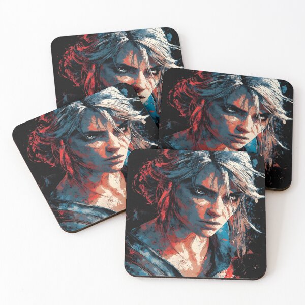 Item preview, Ciri Witcher Fan Art - Ashen-Haired Sorceress Warrior Adventure Graphic Tee Design designed and sold by Senpaiwaves.