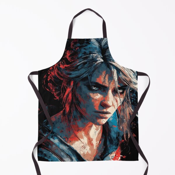 Item preview, Ciri Witcher Fan Art - Ashen-Haired Sorceress Warrior Adventure Graphic Tee Design designed and sold by Senpaiwaves.