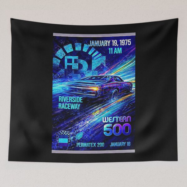 Item preview, Riverside Raceway 1975 variation vintage poster  designed and sold by Helios Be. Lavsh.