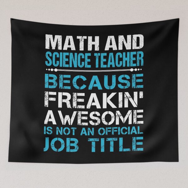 Item preview, Math And Science Teacher designed and sold by liviawong435.