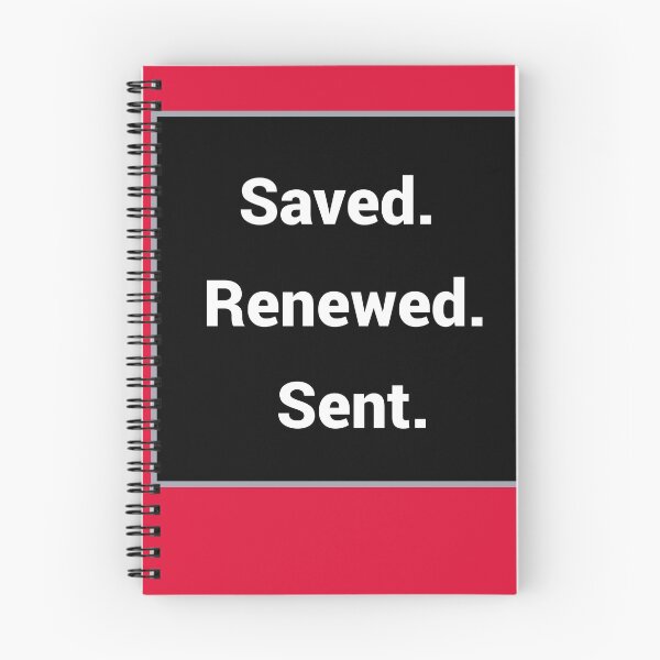 Item preview, Saved Renewed Sent designed and sold by Diggity Creates.