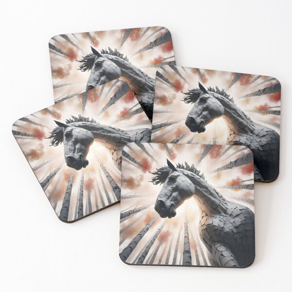 Item preview, Birchbark Horse, Ai Generated Art  designed and sold by ACC .