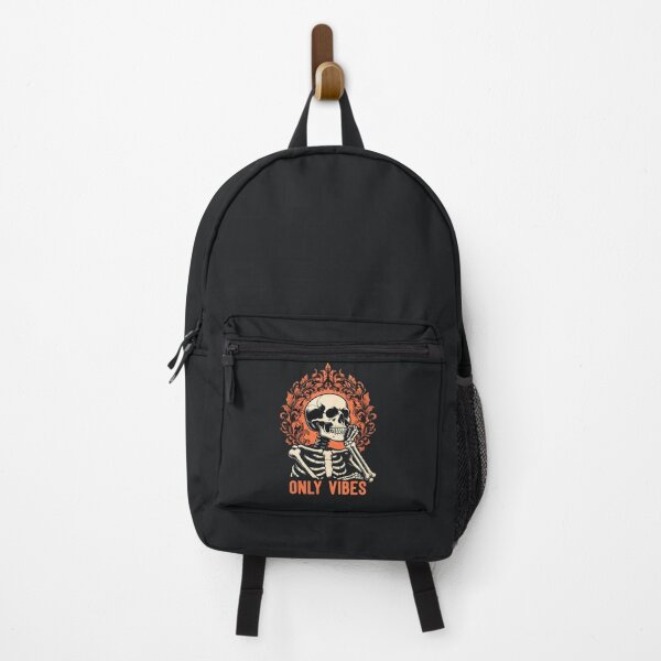 Item preview, Only Vibes – Gothic Funny Skull Floral Aesthetic designed and sold by Taans-Creation.