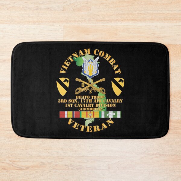 Item preview, Army - Vietnam Combat Cavalry Vet w Bravo - 3rd Sqn 17th Air Cav - 1st Cav Div SSI designed and sold by Military Insignia Products.