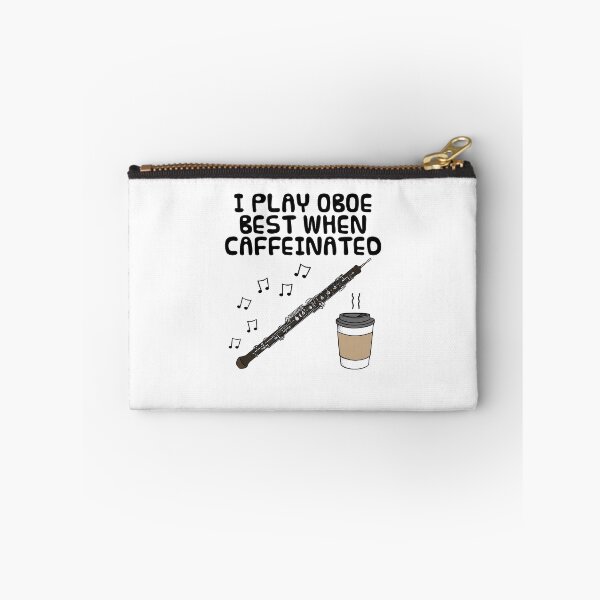 Item preview, I Play Oboe Best When Caffeinated, Oboist Coffee Funny designed and sold by doodlerob.