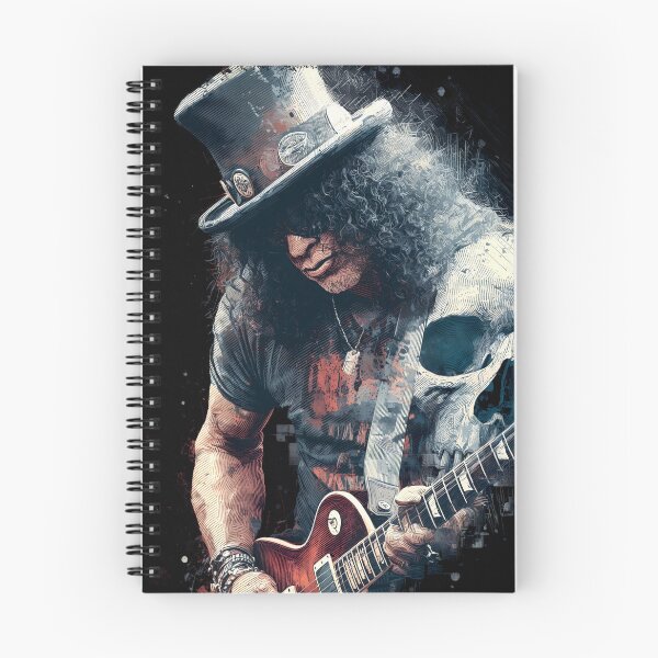 Item preview, Slash Guns N Roses Guitar Legend Top Hat Les Paul Appetite for Destruction Sweet Child O Mine November Rain Velvet Revolver SMKC Fan Art Portrait Poster T-Shirt Sticker Gift designed and sold by Senpaiwaves.