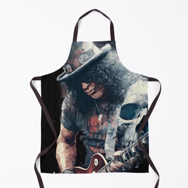 Item preview, Slash Guns N Roses Guitar Legend Top Hat Les Paul Appetite for Destruction Sweet Child O Mine November Rain Velvet Revolver SMKC Fan Art Portrait Poster T-Shirt Sticker Gift designed and sold by Senpaiwaves.