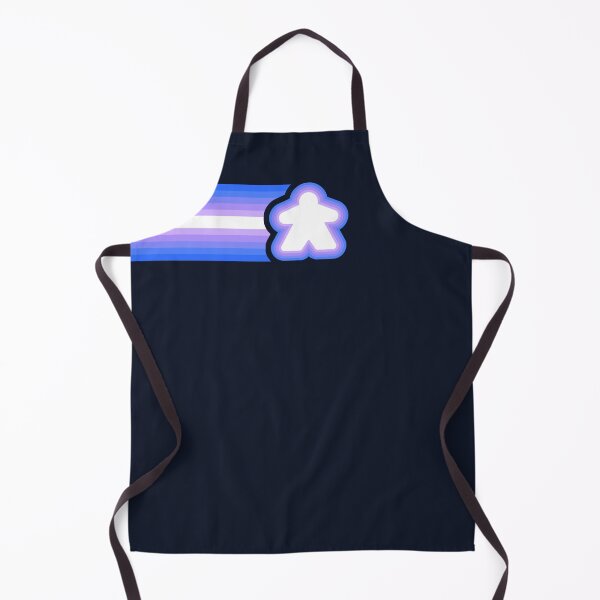 Item preview, Blue Purple Retro Lines Meeple Racing Stripes designed and sold by TackyTime.