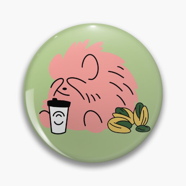 Item preview, shy hedgehog coffee designed and sold by delicate-pov.