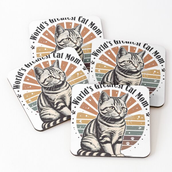 Item preview, Best Cat Mom Ever – Cute Cat Lover Gift for Women (USA) designed and sold by PRINTKEEN.