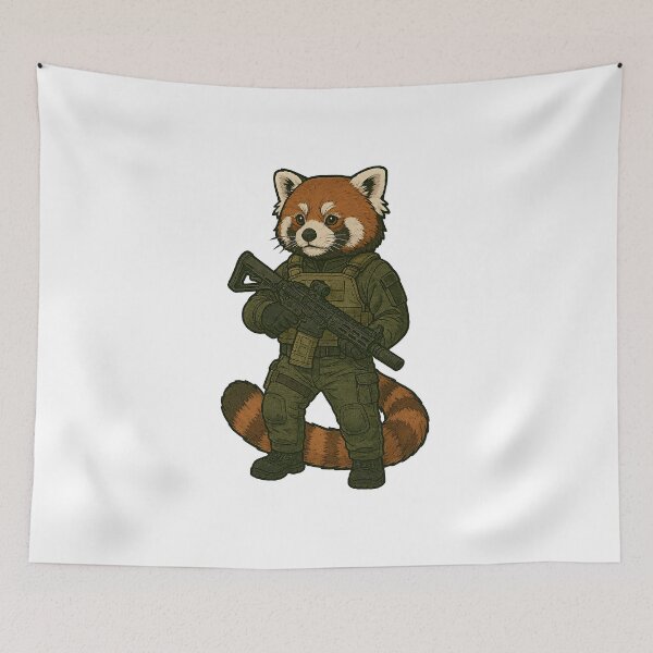 Item preview, Tactical Red Panda designed and sold by RAWLIFEGRAPHIC.
