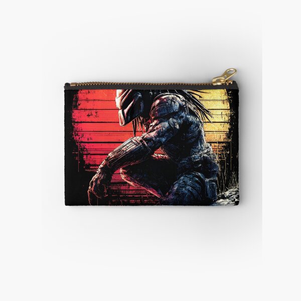 Item preview, Predator Yautja Hunter Alien Trophy Mask Mandibles Dreadlocks Plasma Caster Cloaking Device Jungle Hunter Sci-Fi Horror Fan Art Illustration Poster T-Shirt Sticker Print Gift designed and sold by Senpaiwaves.