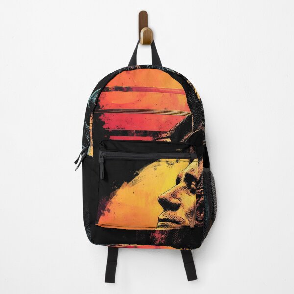 Item preview, Johnny Cash Man in Black Country Music Retro Synthwave Legend Folsom Prison Walk the Line Ring of Fire Hurt June Carter Guitar Silhouette Fan Art Portrait Poster T-Shirt Sticker Gift designed and sold by Senpaiwaves.