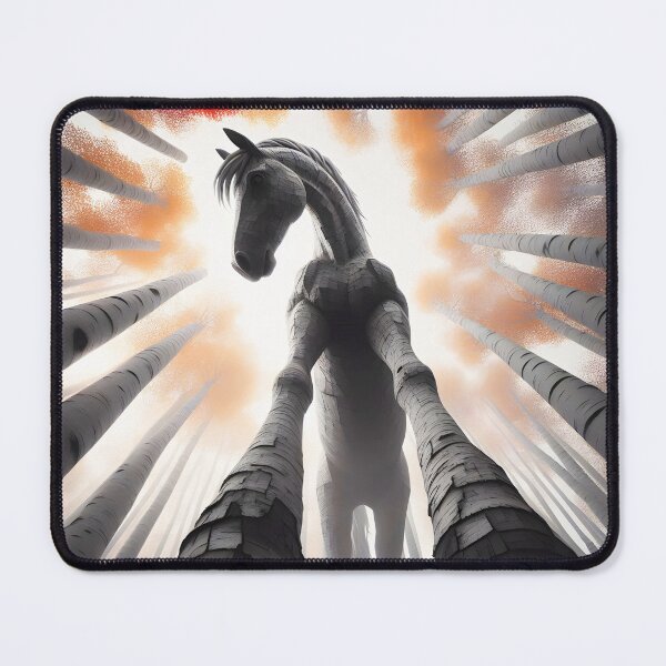 Item preview, Birchbark Horse, Ai Generated Art designed and sold by ACC .