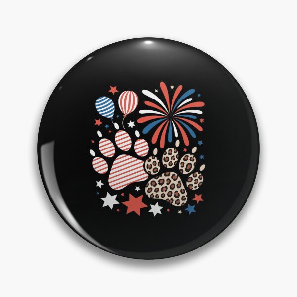 Item preview, American Flag Patriotic Dog & Cat Paw Print - 4th of July  designed and sold by MarryIsMonth.