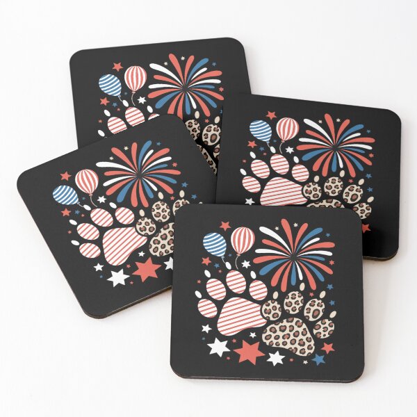 Item preview, American Flag Patriotic Dog & Cat Paw Print - 4th of July  designed and sold by MarryIsMonth.