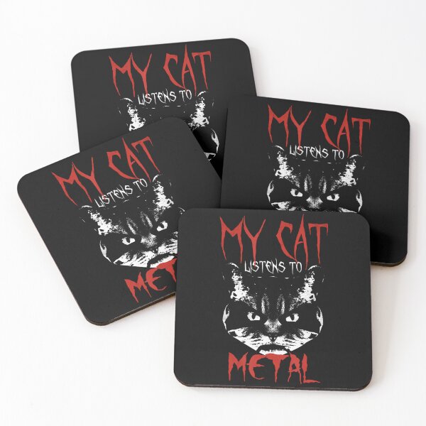Artikelvorschau, Meine Katze hört Design Gothic Rock Black entworfen und verkauft von TyrelKoch.