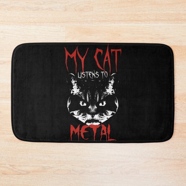 Item preview, My Cat Listens To 	 Design Gothic Rock Black designed and sold by TyrelKoch.