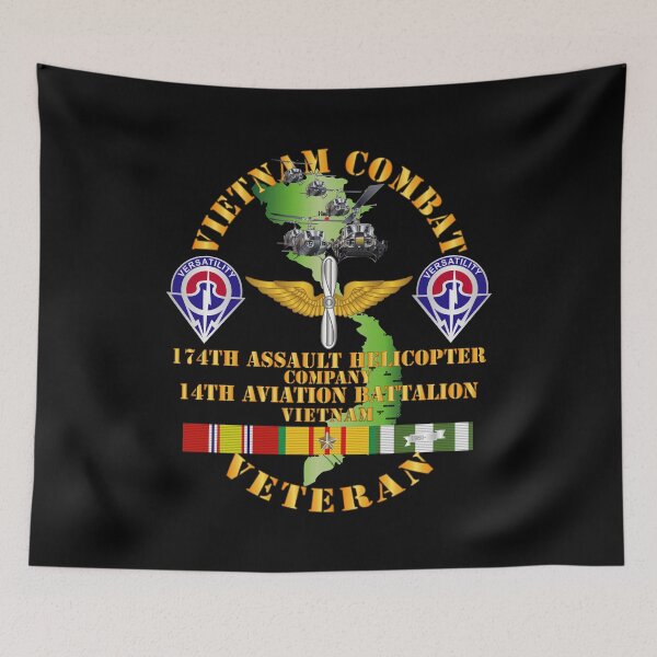 Item preview, Army - Vietnam Combat Veteran - 174th AHC w 14th Avn Bn designed and sold by Military Insignia Products.
