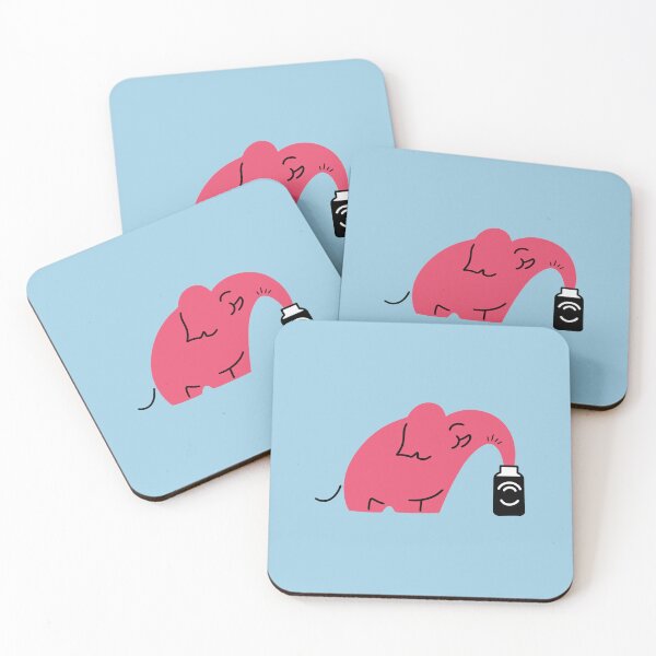 Item preview, efficient elephant coffee designed and sold by delicate-pov.