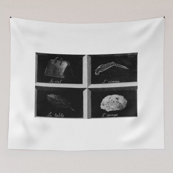 Item preview, The Key to Dreams (1930) – René Magritte | Surreal Language and Image Conceptual Painting designed and sold by Art Outlaws.