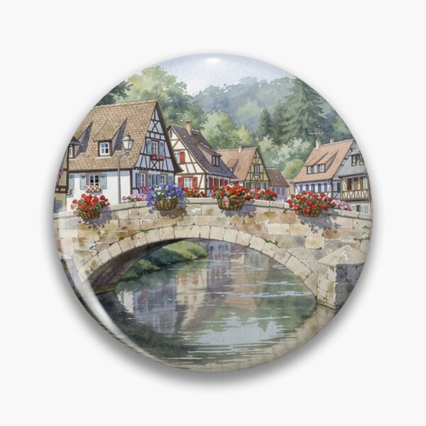 Artikelvorschau, Dorf im Elsass entworfen und verkauft von jefboutique6150.