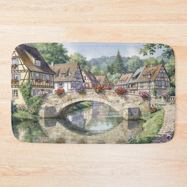 Artikelvorschau, Dorf im Elsass entworfen und verkauft von jefboutique6150.