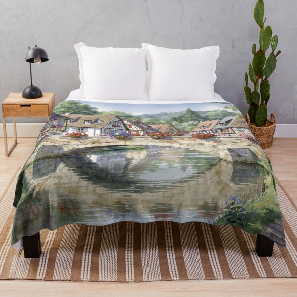 Item preview, Village in Alsace designed and sold by jefboutique6150.